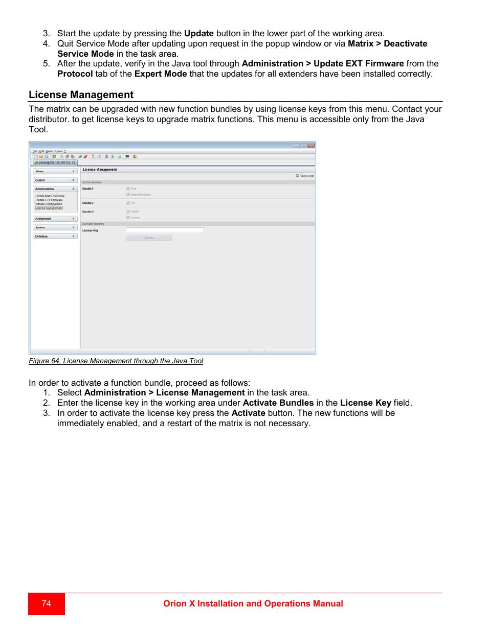 Rose Electronics Orion X-series User Manual | Page 82 / 120