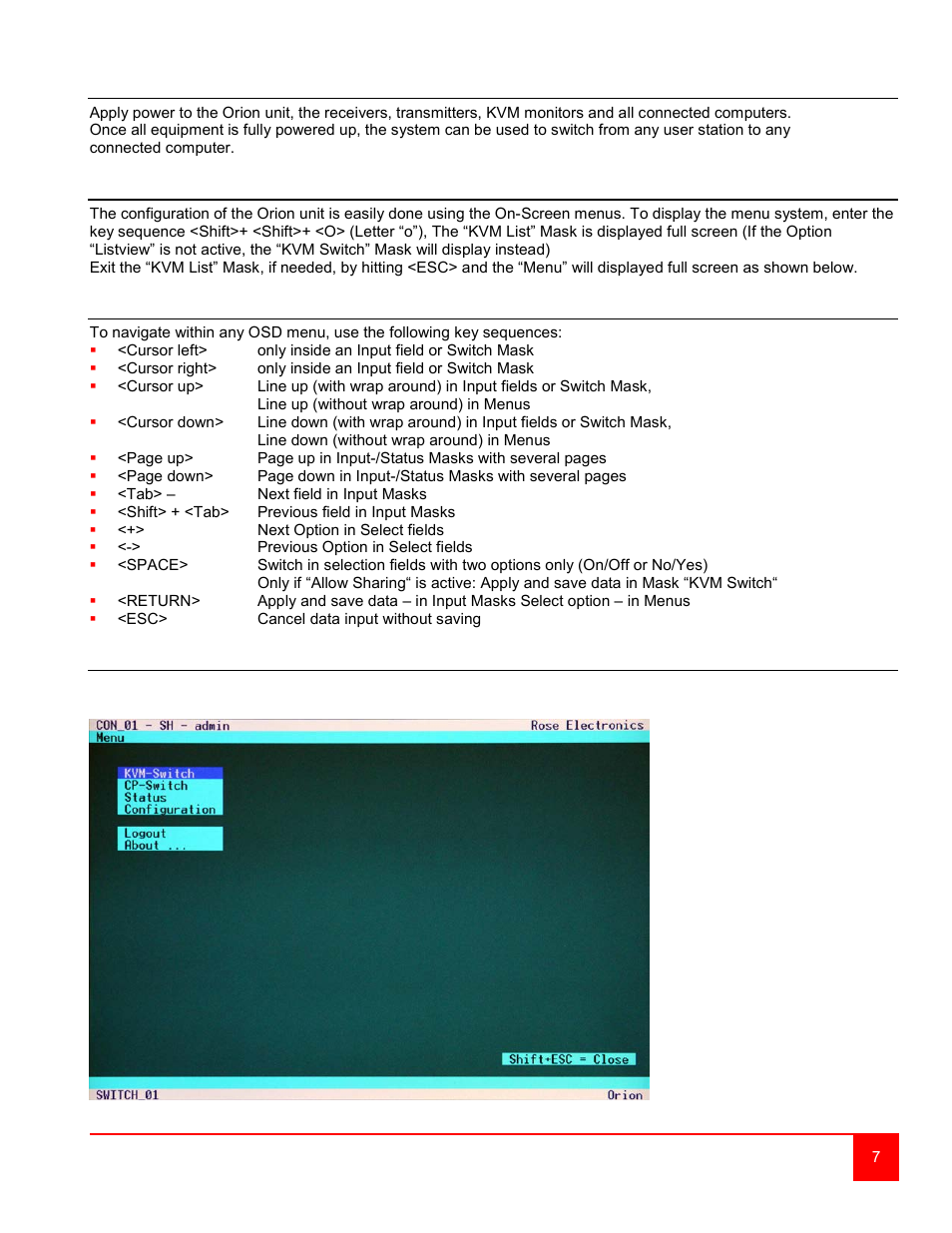 Rose Electronics Orion User Manual | Page 13 / 60