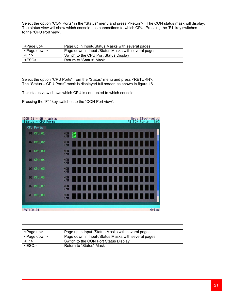 Atus information | Rose Electronics Orion User Manual | Page 27 / 60