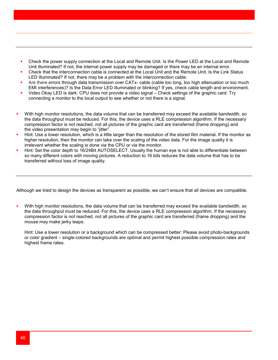Troubleshooting | Rose Electronics Orion User Manual | Page 46 / 60