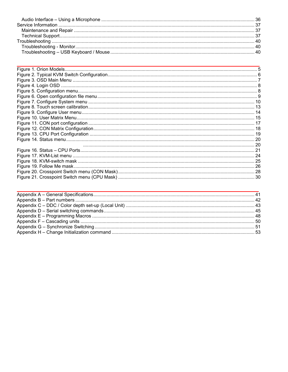 Rose Electronics Orion User Manual | Page 6 / 60