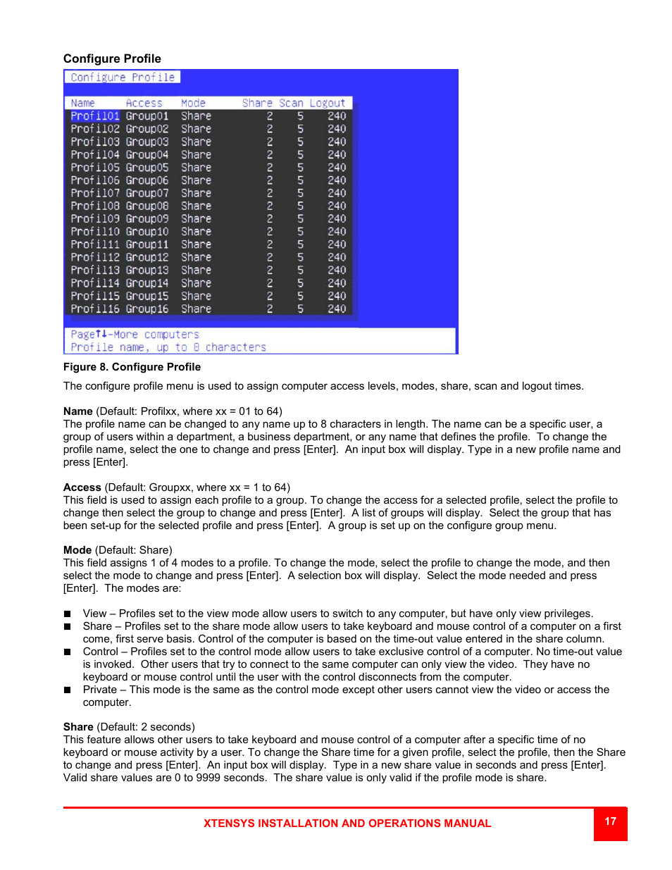 Rose Electronics Xtensys User Manual | Page 23 / 50