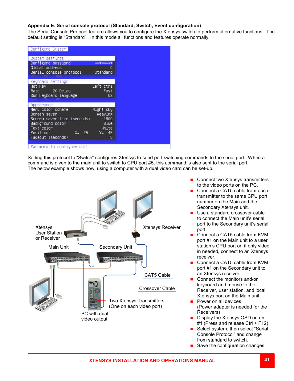 Rose Electronics Xtensys User Manual | Page 47 / 50