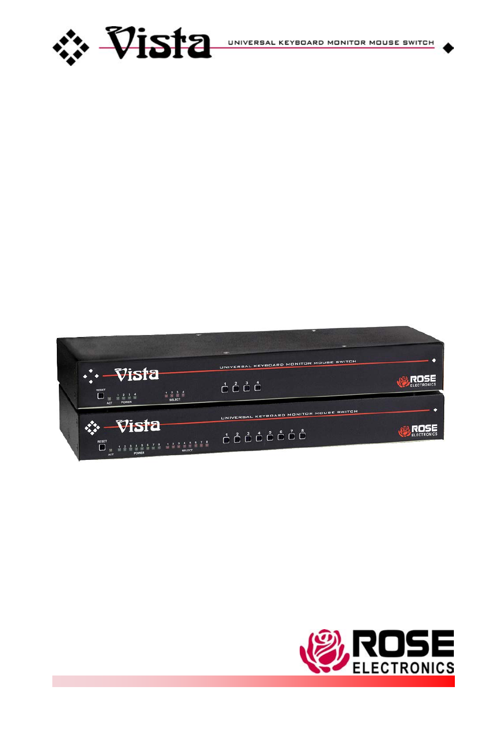 Rose Electronics VISTA L-SERIES User Manual | 52 pages