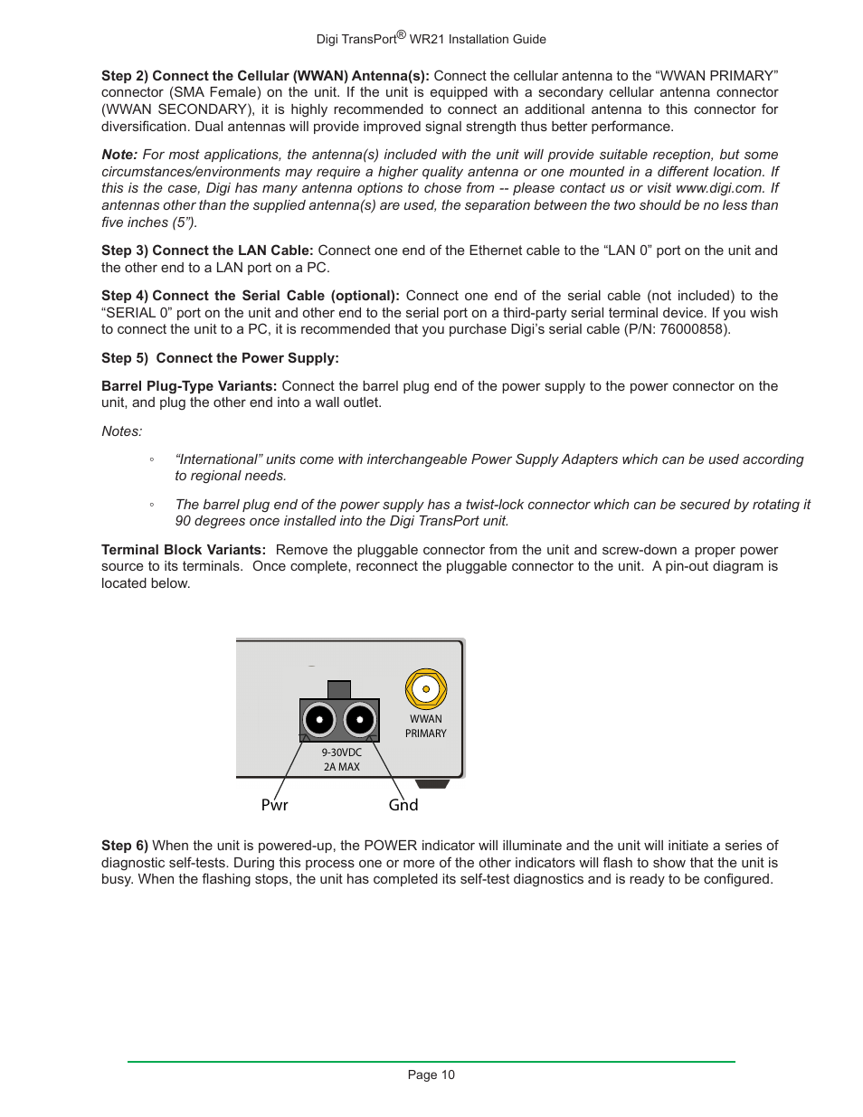 Digi W R 2 1 User Manual | Page 10 / 24