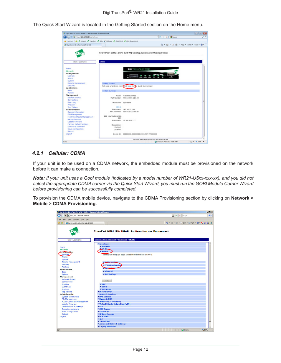 Digi W R 2 1 User Manual | Page 12 / 24