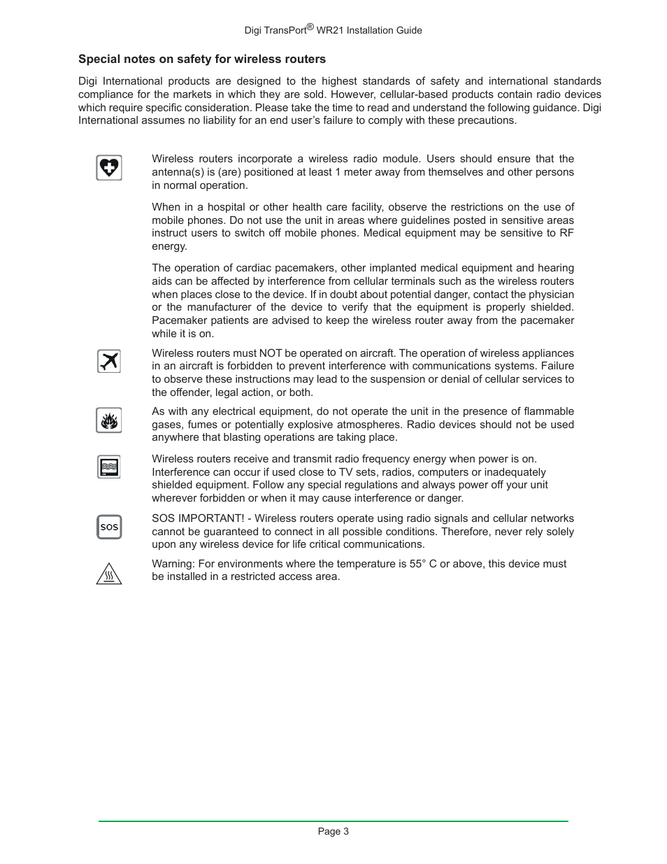 Digi W R 2 1 User Manual | Page 3 / 24