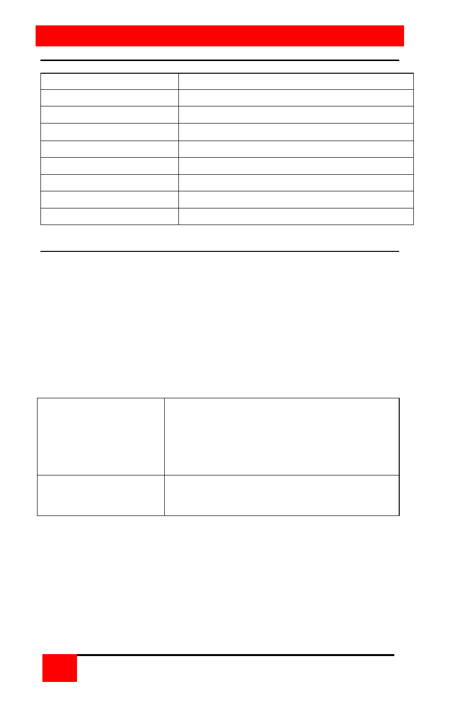 Appendices | Rose Electronics MultiVideo User Manual | Page 10 / 60