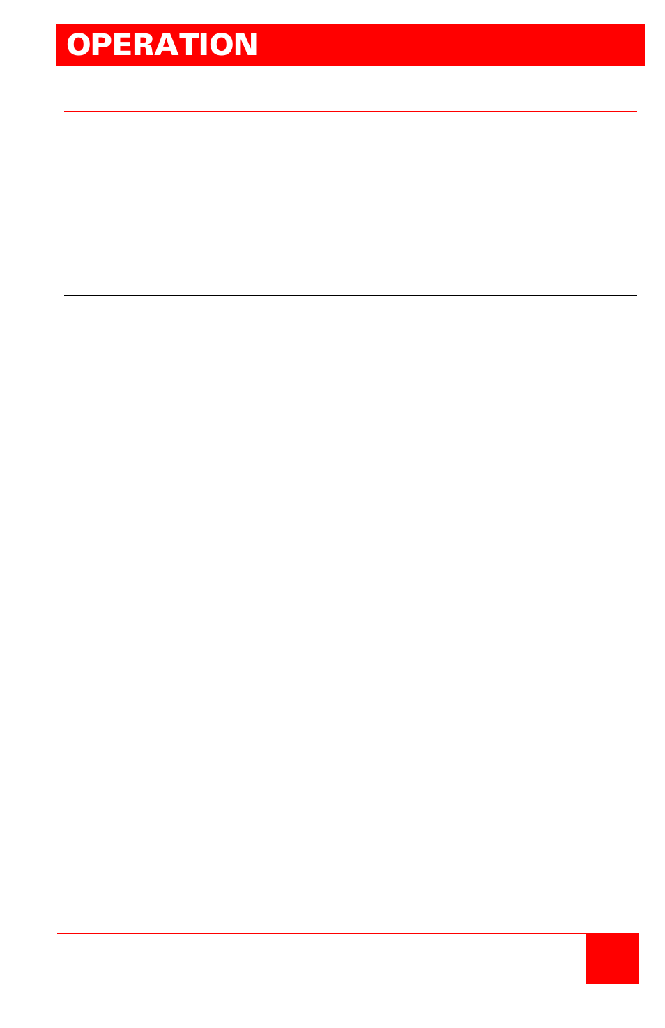 Operation | Rose Electronics Vista DVI User Manual | Page 9 / 16
