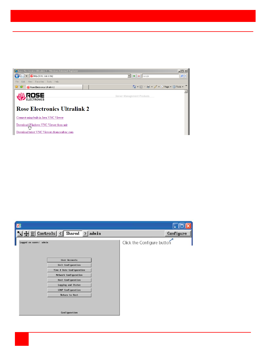 Remote configuration | Rose Electronics UltraMatrix Remote 2 User Manual | Page 22 / 70
