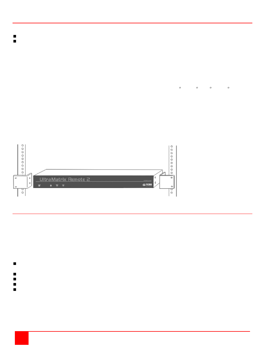 Appendix c – rack mounting, Appendix d – firmware upgrade | Rose Electronics UltraMatrix Remote 2 User Manual | Page 52 / 70