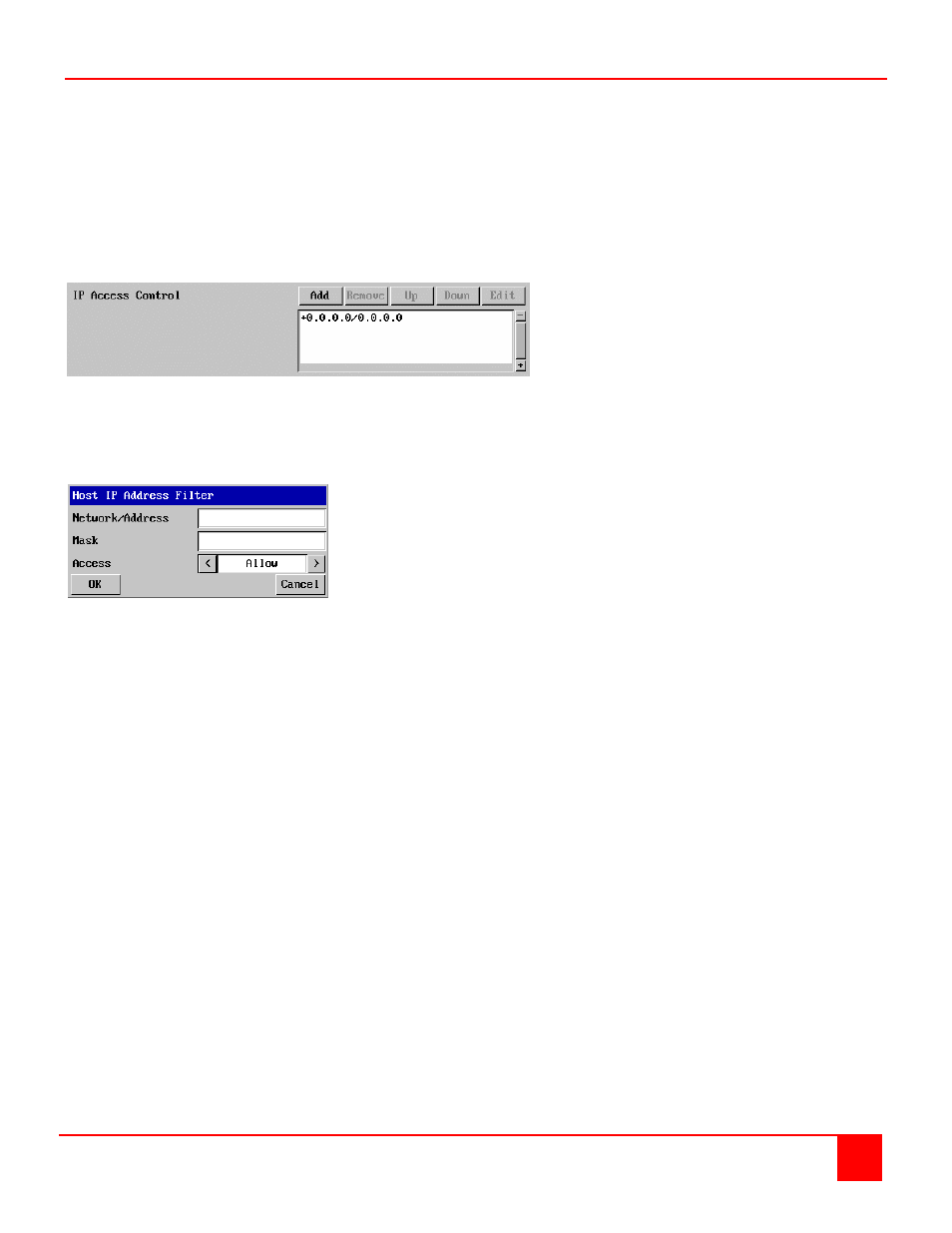 Appendix e – ip access control | Rose Electronics UltraMatrix Remote 2 User Manual | Page 53 / 70