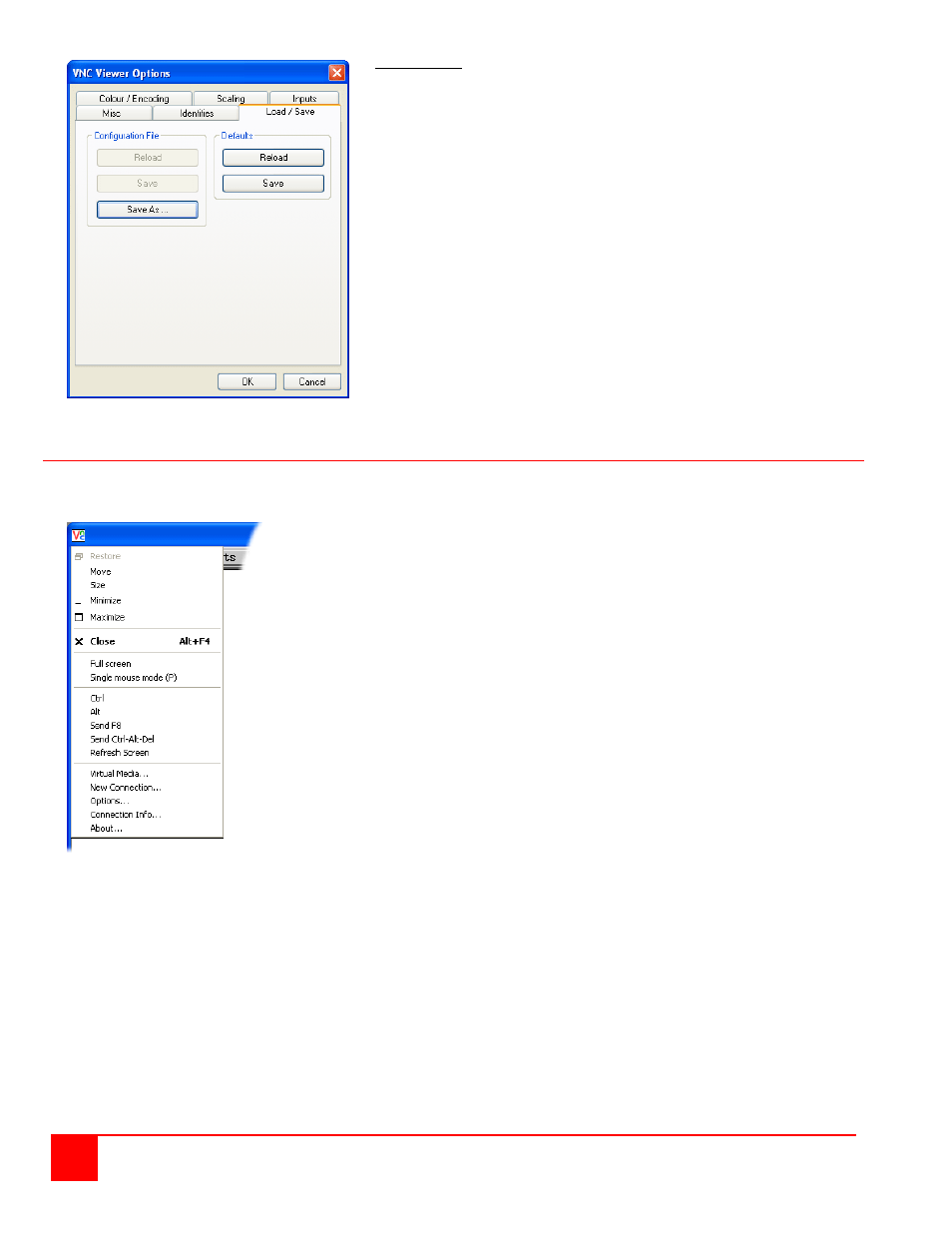 Appendix g – vnc viewer window options | Rose Electronics UltraMatrix Remote 2 User Manual | Page 58 / 70