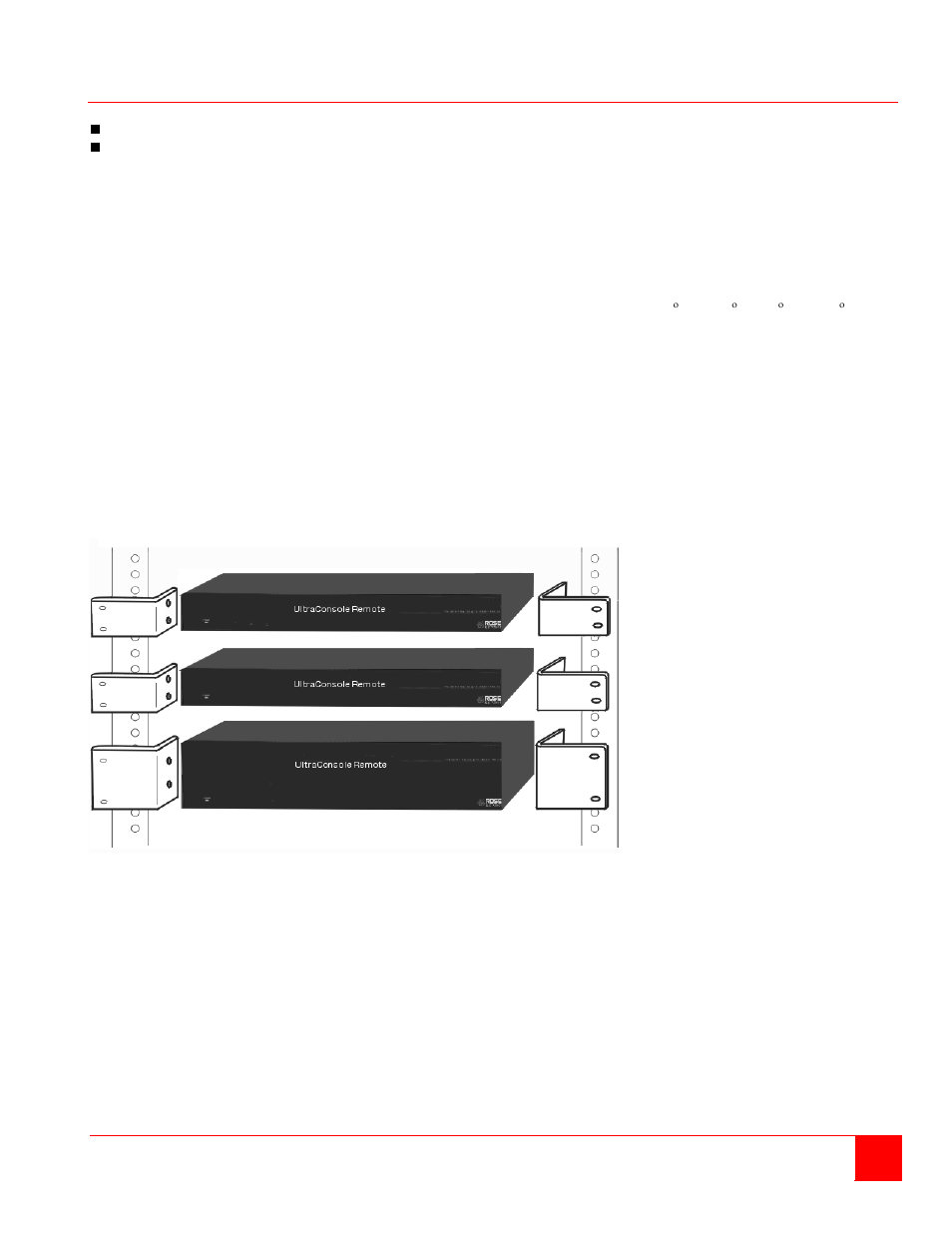 Rack mount illustration | Rose Electronics UltraConsole Remote 2 User Manual | Page 59 / 68