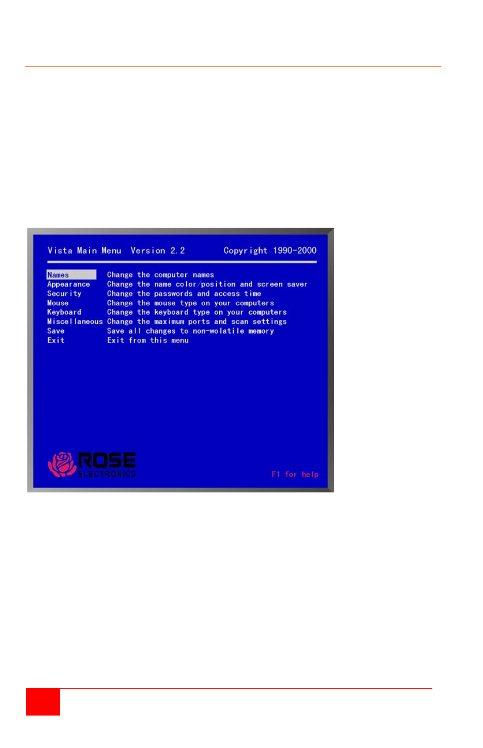 Kvm switch module configuration | Rose Electronics Vista Remote 2 User Manual | Page 30 / 72