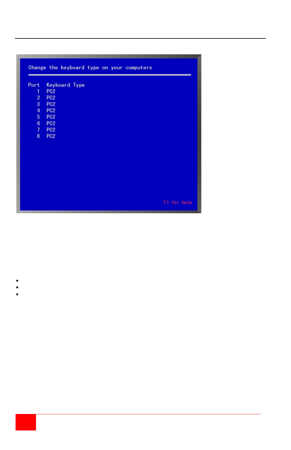 Configure keyboard type | Rose Electronics Vista Remote 2 User Manual | Page 36 / 72