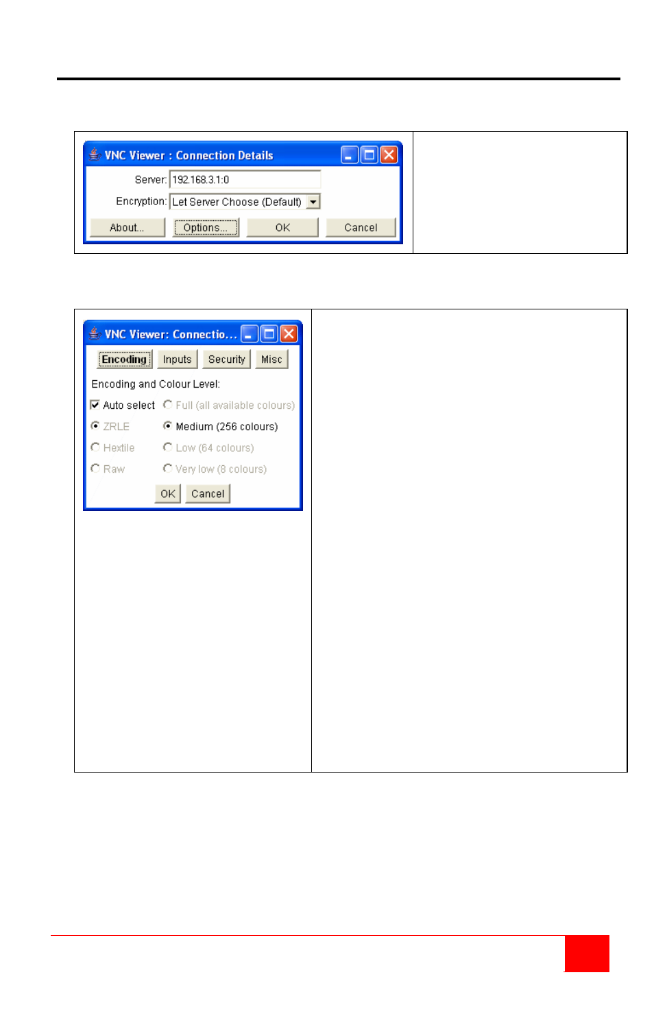 Vista remote 2 installation and operations manual, Appendix f – browser viewer options | Rose Electronics Vista Remote 2 User Manual | Page 65 / 72