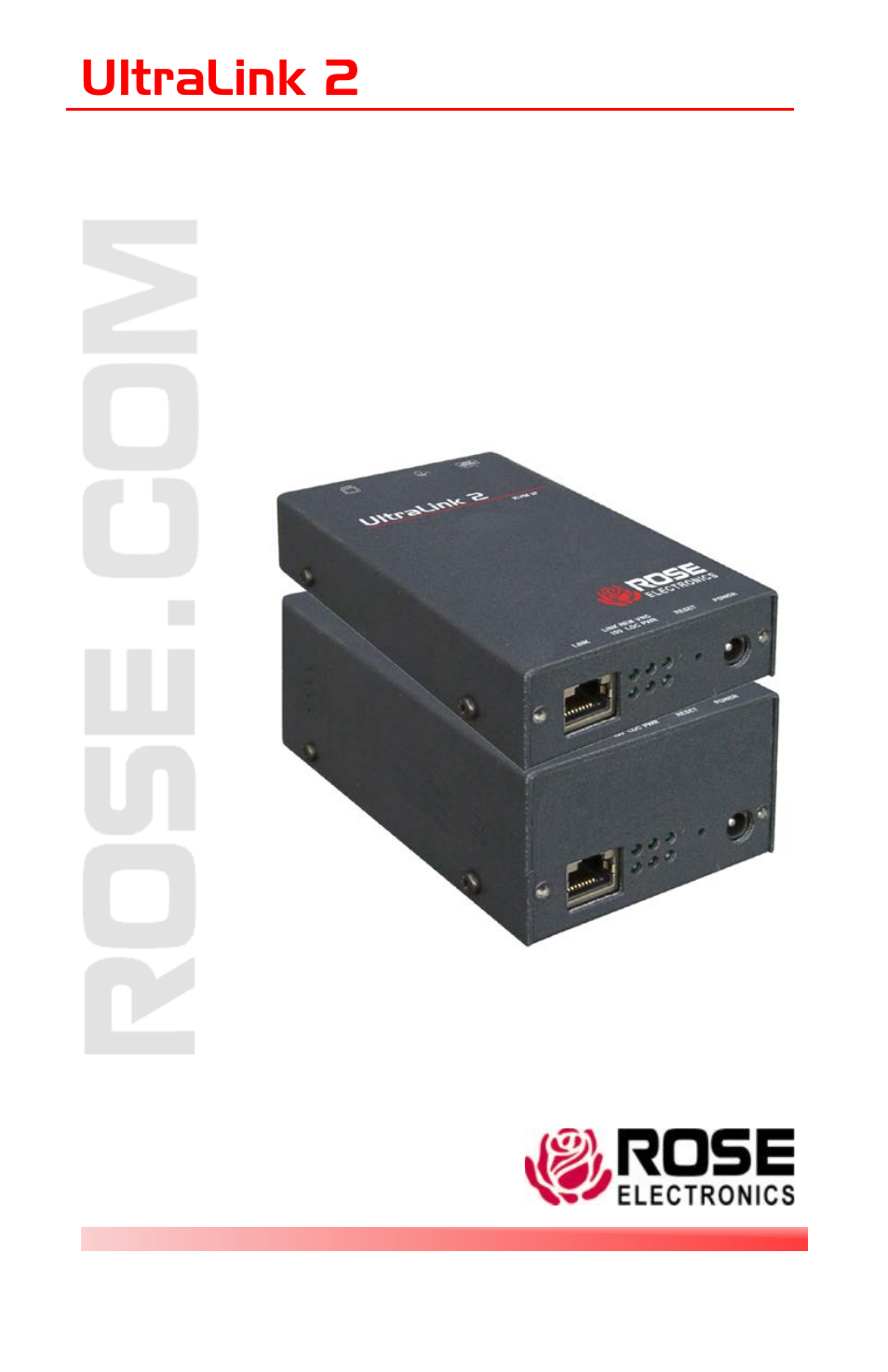 Rose Electronics UltraLink 2 User Manual | 56 pages