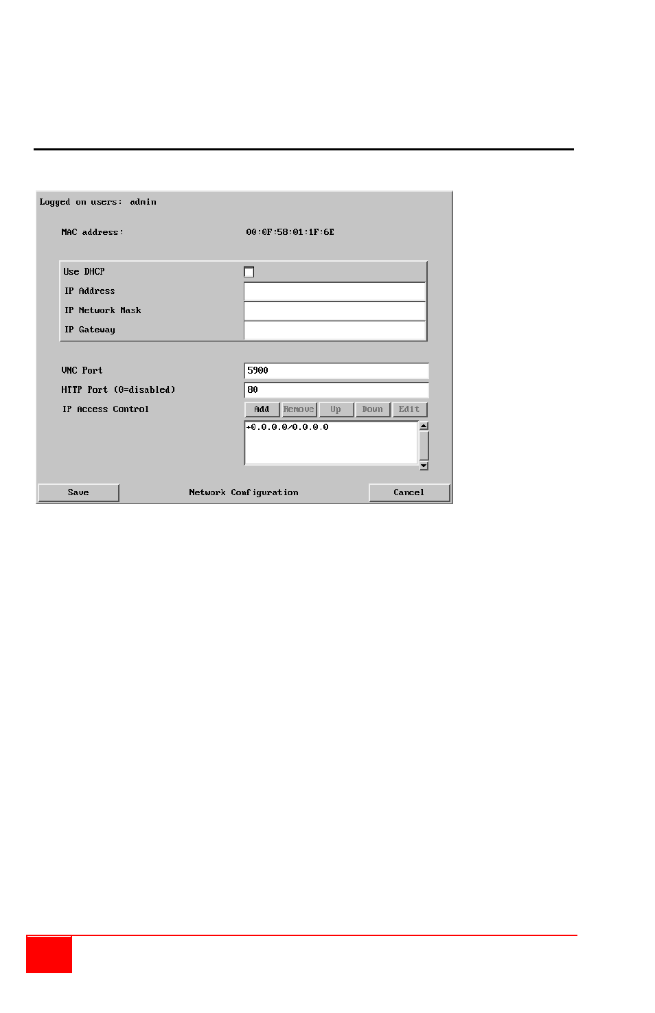 Network configuration, 22 ultralink 2 installation and operations manual | Rose Electronics UltraLink 2 User Manual | Page 26 / 56