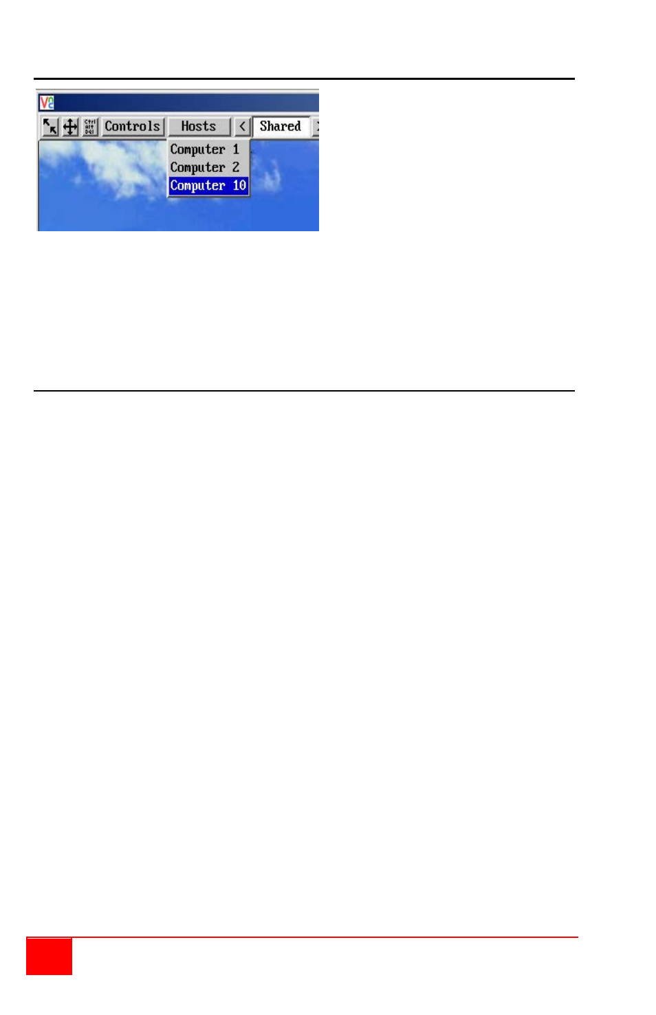 Host tab, Shared tab | Rose Electronics UltraLink 2 User Manual | Page 38 / 56