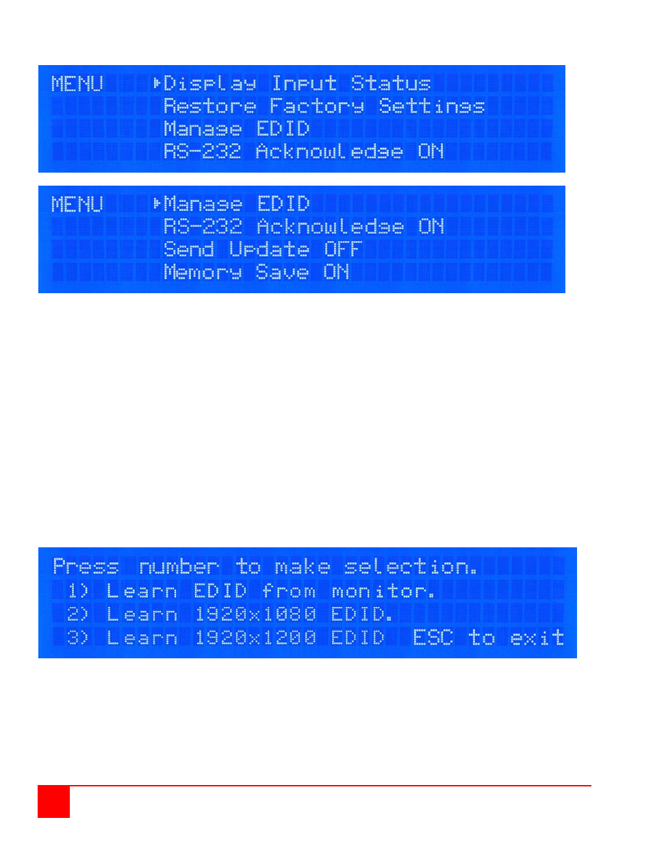 Rose Electronics UltraMatrix AV HDMI User Manual | Page 11 / 20