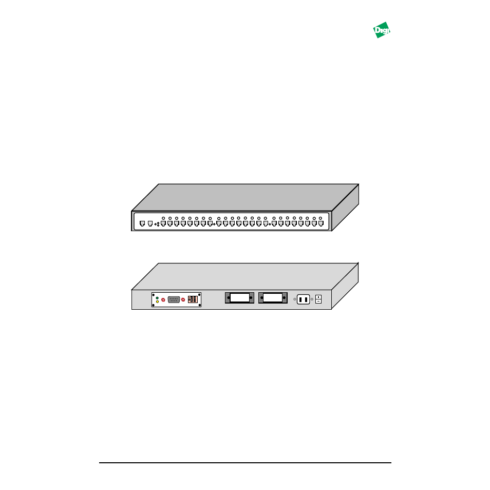 Micro modules used with the mil-4511h, Figure 1. front panel of the mil-4511h, Figure 2. rear panel of the mil-4511h with snmp | The mil-4511h package contents | Digi MIL-4511H User Manual | Page 2 / 12