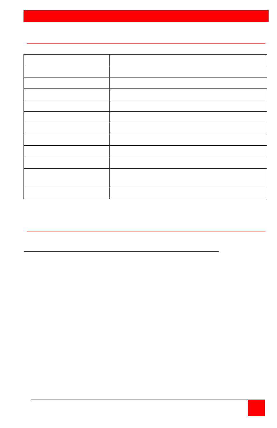 Appendices, Appendix a - specifications, Appendix b – part numbers and cables | Rose Electronics UltraMatrix AV DVI 8 User Manual | Page 19 / 20