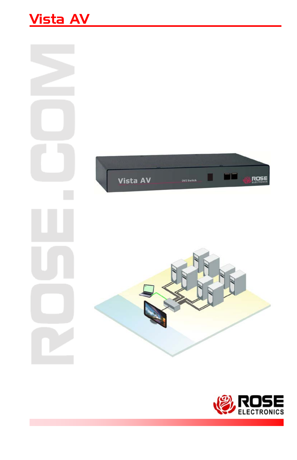 Rose Electronics Vista AV User Manual | 16 pages