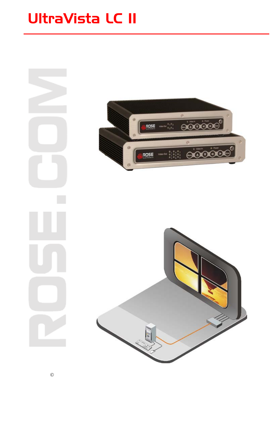 Rose Electronics UltraVista LC II User Manual | 40 pages