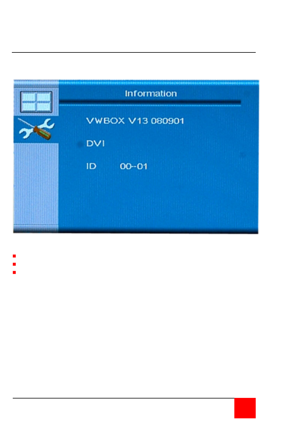 Information | Rose Electronics UltraVista LC II User Manual | Page 24 / 40