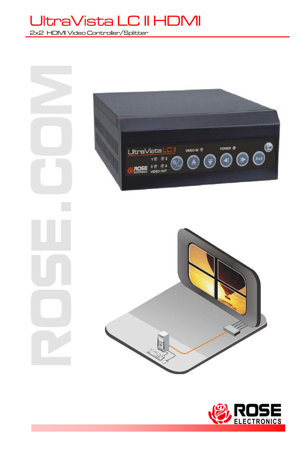 Rose Electronics UltraVista LC II User Manual | 32 pages
