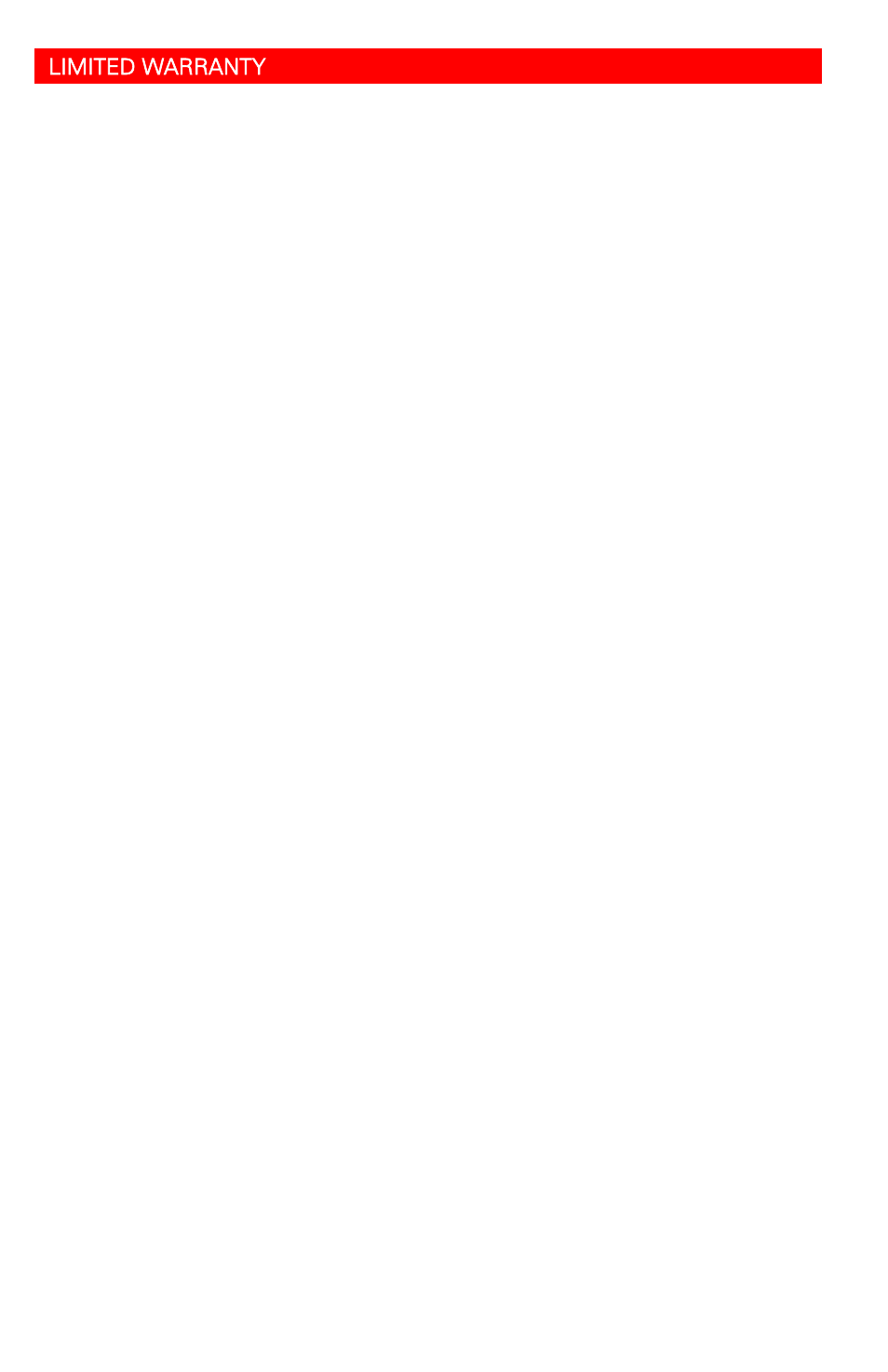 Limited warranty | Rose Electronics QuadraVista HDMI User Manual | Page 2 / 112