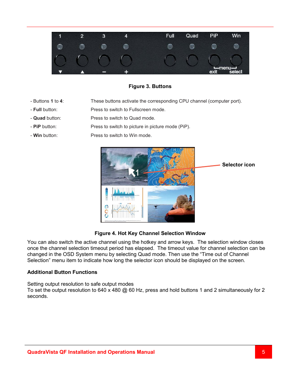 Rose Electronics QuadraVista QF User Manual | Page 11 / 64