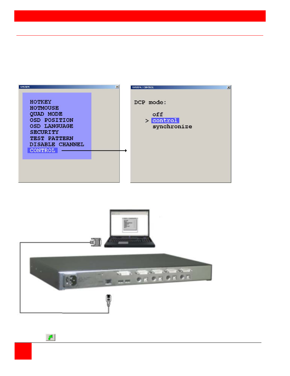 Serial operation, Serial features | Rose Electronics QuadraVista QF User Manual | Page 48 / 64