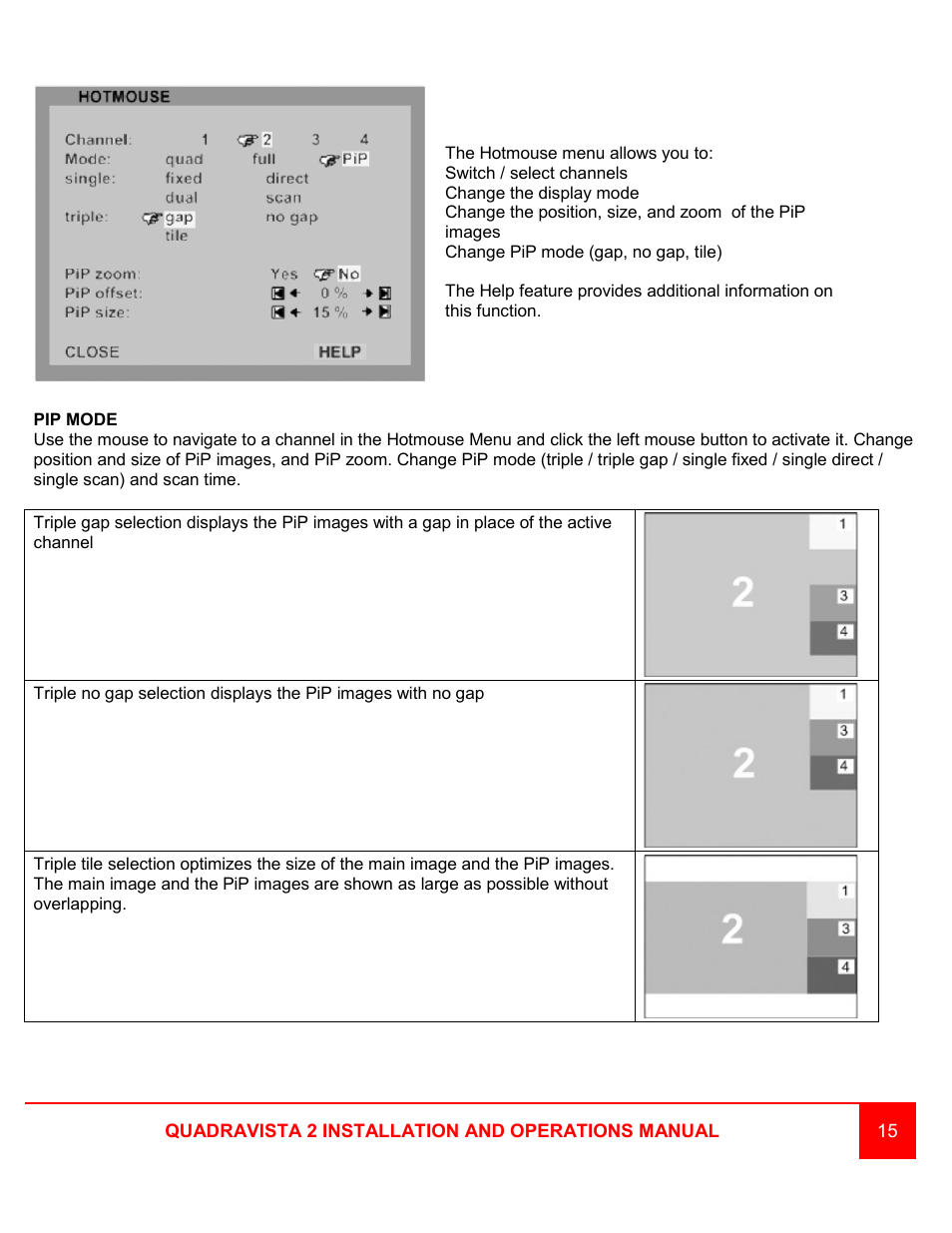 Rose Electronics QuadraVista II User Manual | Page 21 / 74