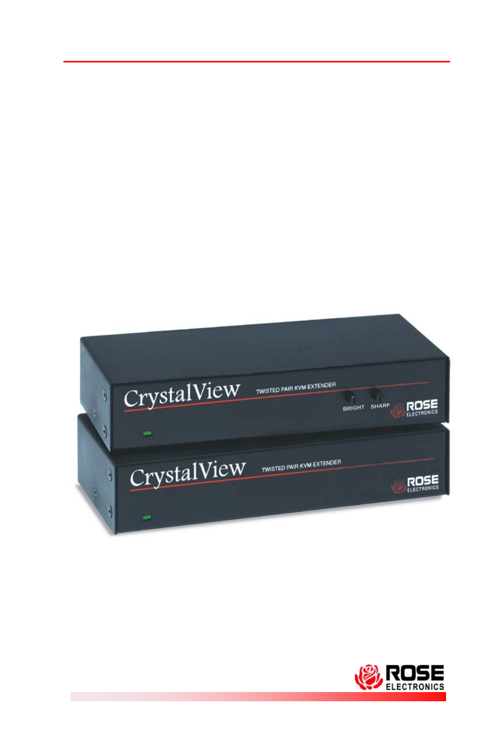 Rose Electronics CrystalView CAT5 User Manual | 4 pages