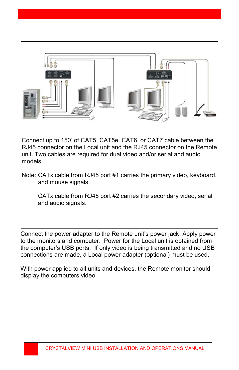 Installation | Rose Electronics CrystalView Mini USB User Manual | Page 16 / 24