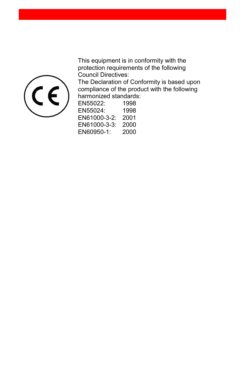 European union declaration of conformity | Rose Electronics CrystalView Mini USB User Manual | Page 4 / 24