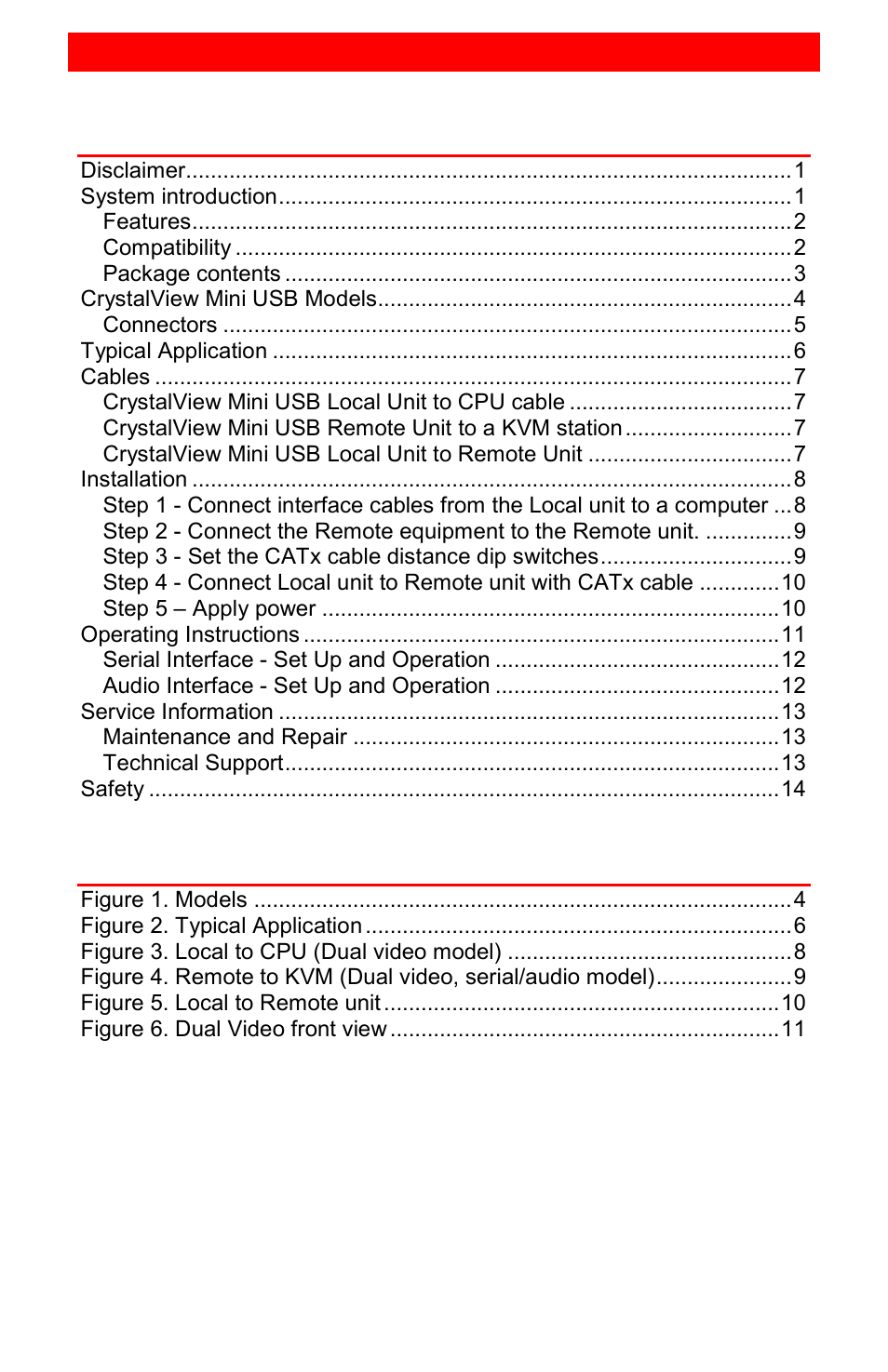 Rose Electronics CrystalView Mini USB User Manual | Page 5 / 24