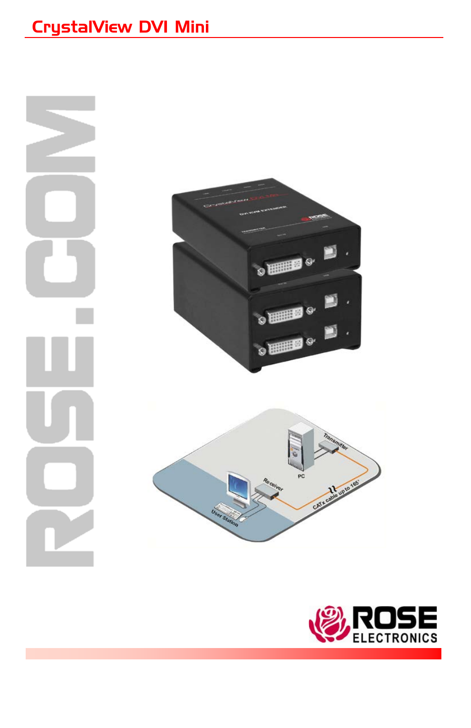 Rose Electronics CrystalView DVI Mini User Manual | 32 pages