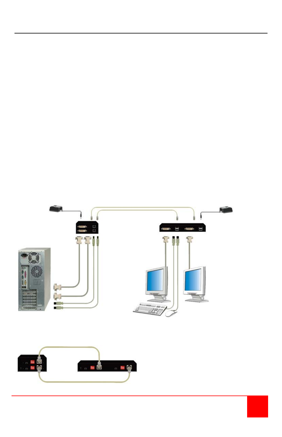 Dual head (usb-hid model) installation | Rose Electronics CrystalView DVI Mini User Manual | Page 15 / 32