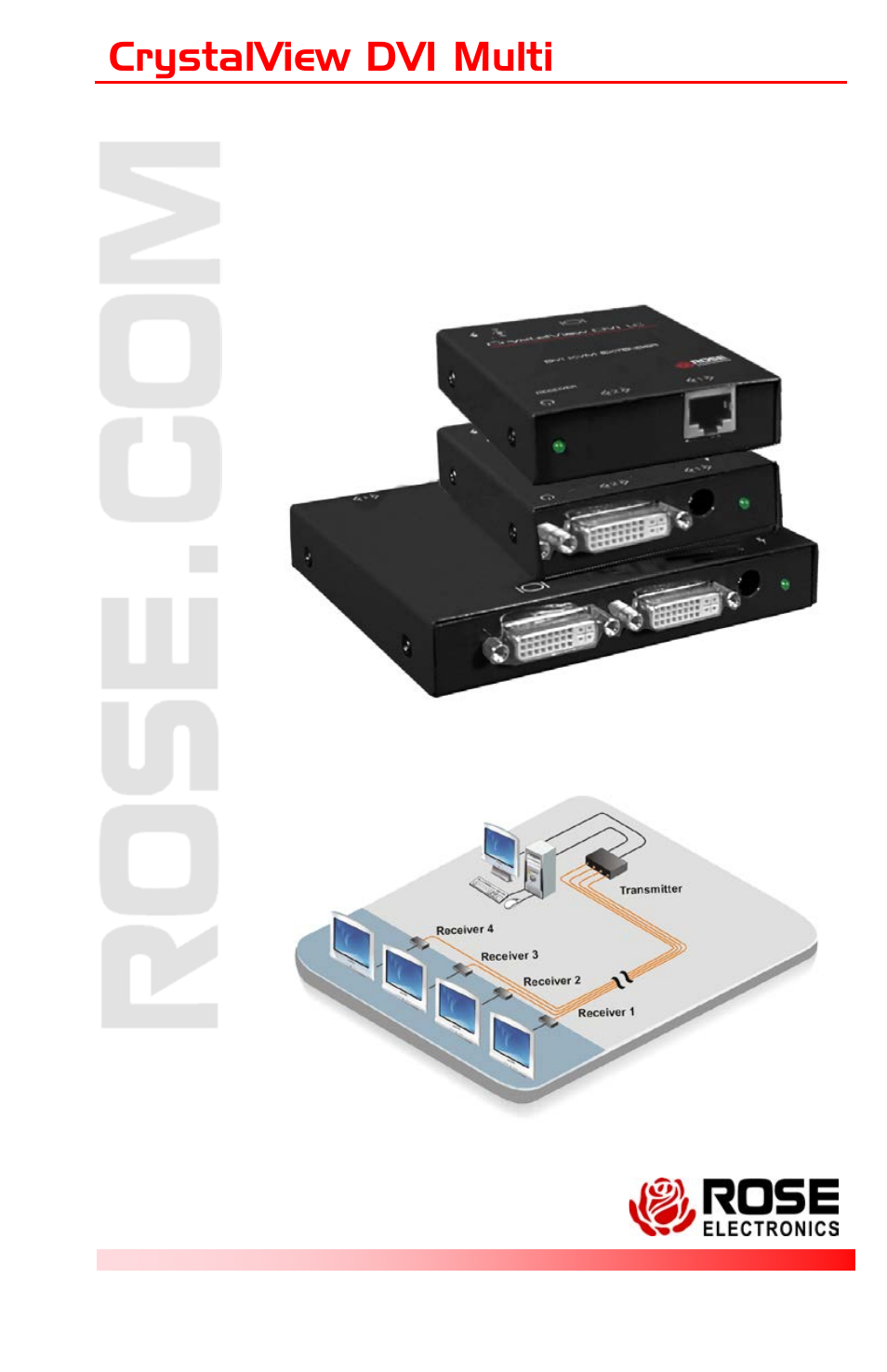 Rose Electronics CrystalView DVI Multi User Manual | 16 pages