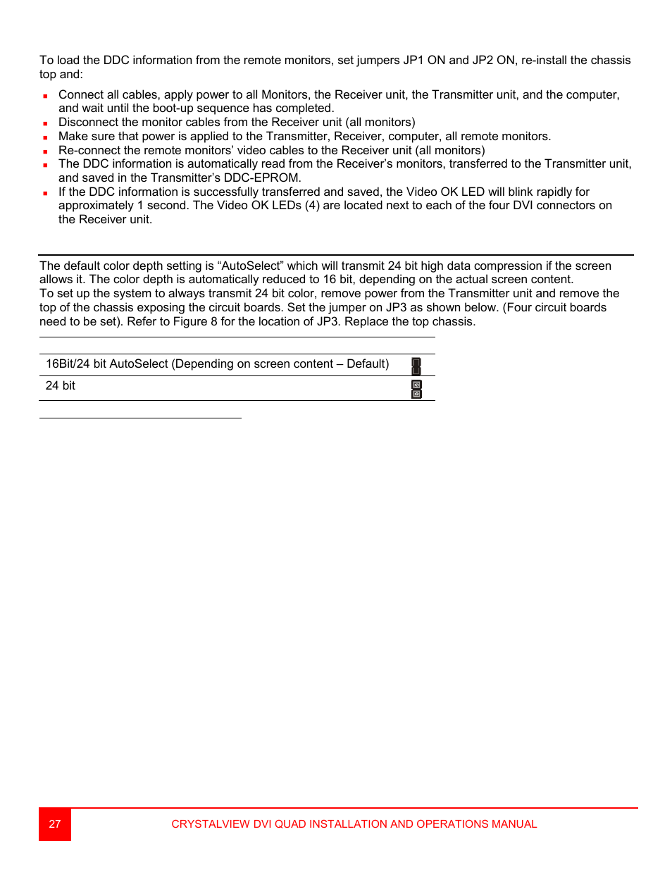 Rose Electronics CrystalView DVI Quad User Manual | Page 31 / 42