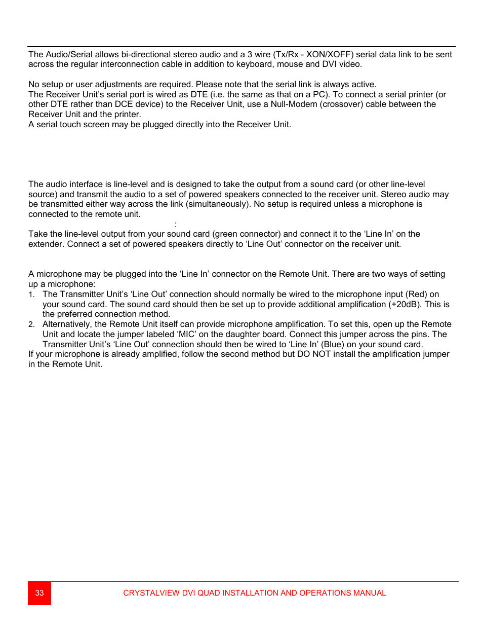 Rose Electronics CrystalView DVI Quad User Manual | Page 37 / 42