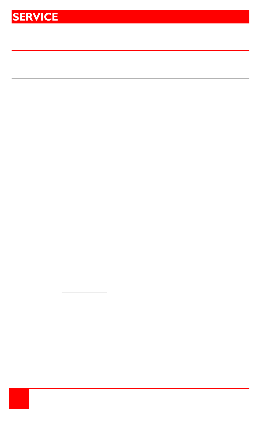 Service, Service information | Rose Electronics CrystalLink USB 2.0 CATx User Manual | Page 14 / 16