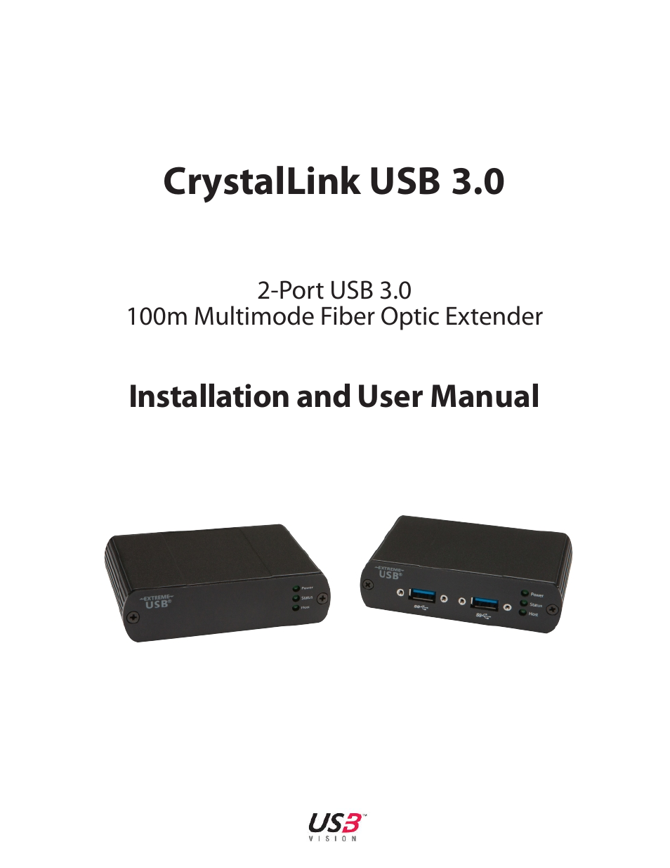 Rose Electronics CrystalLink USB 3.0 User Manual | 20 pages
