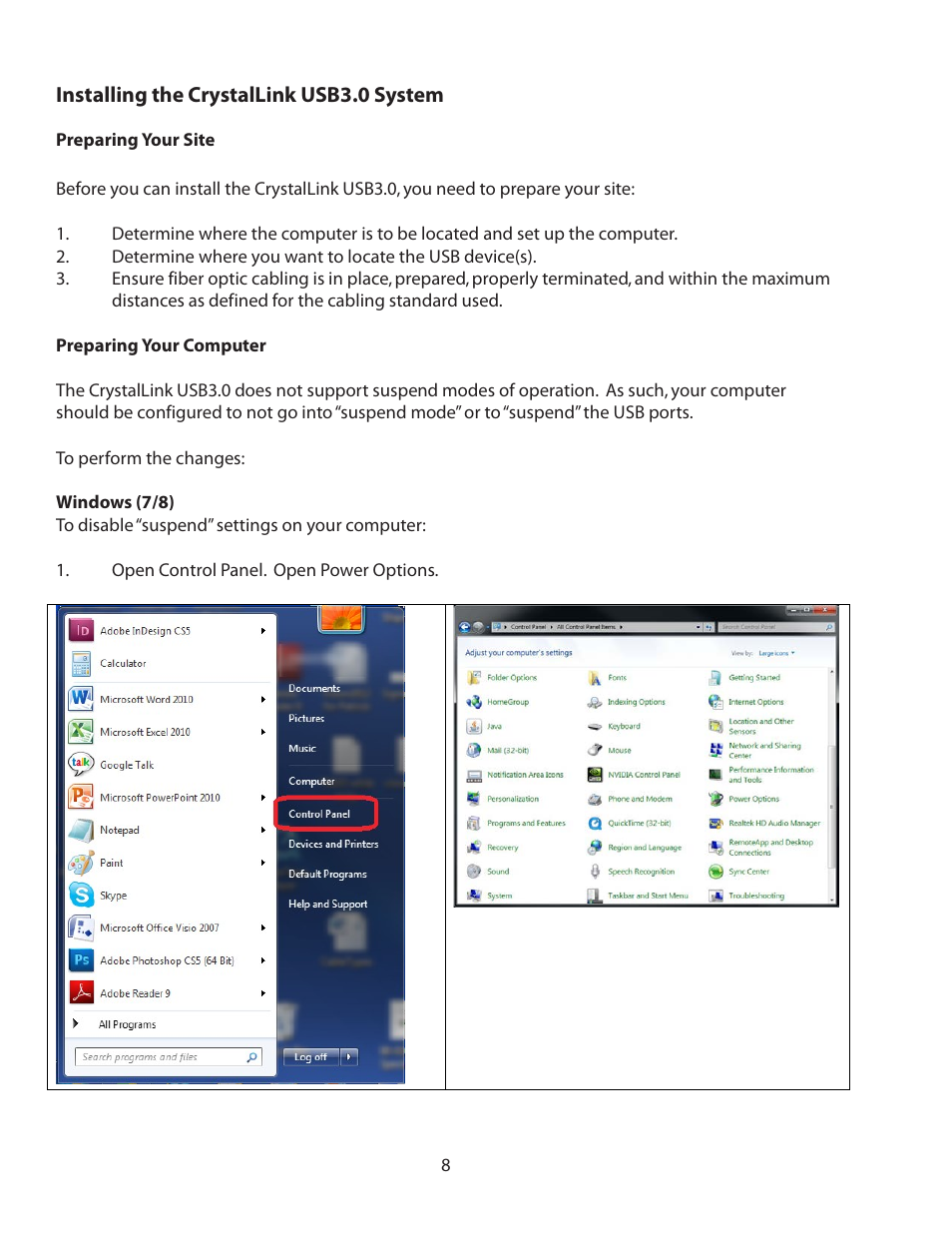 Rose Electronics CrystalLink USB 3.0 User Manual | Page 8 / 20