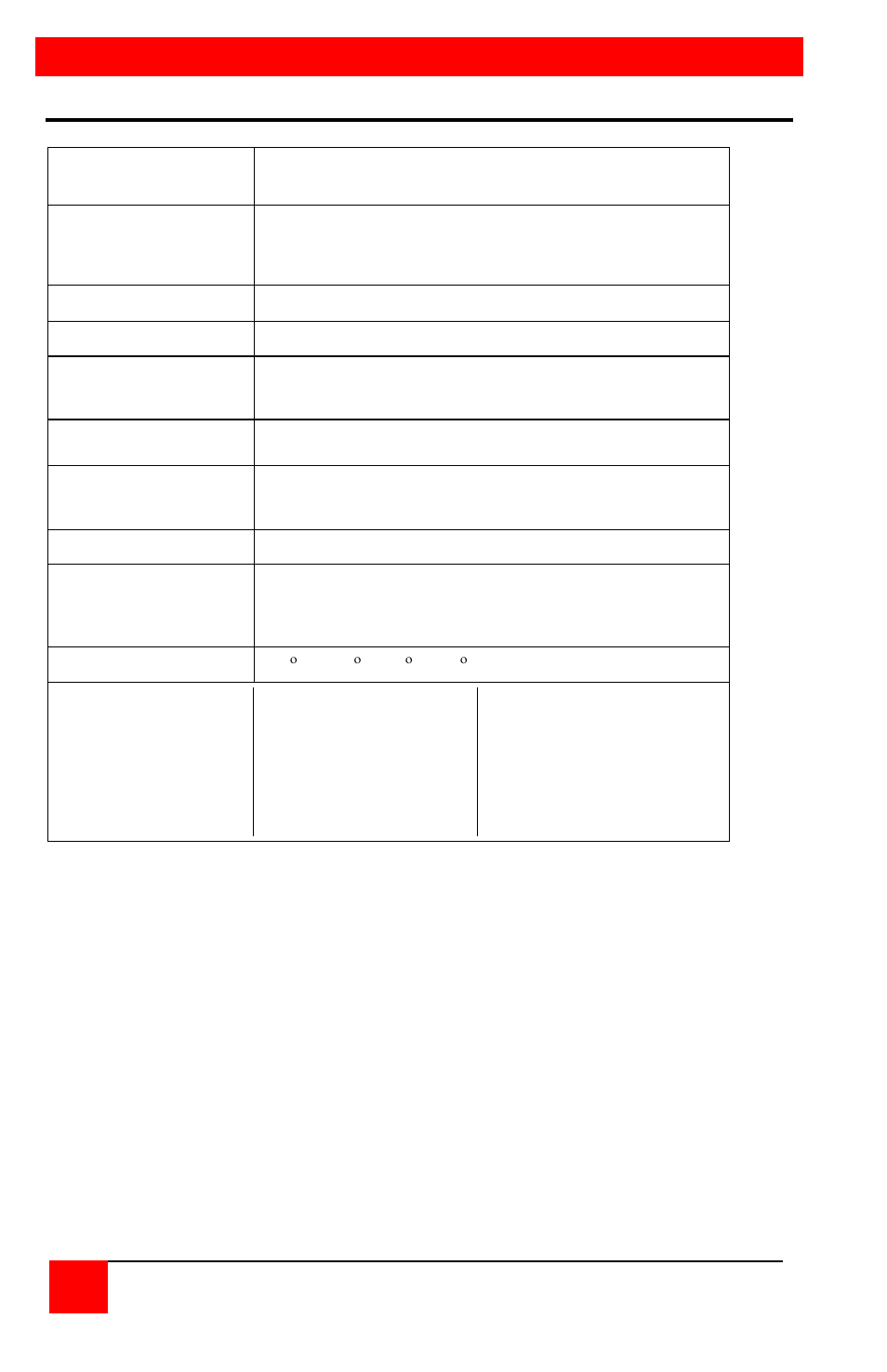 Appendices, Appendix a. general specifications | Rose Electronics Video Splitter CAT5 User Manual | Page 16 / 20