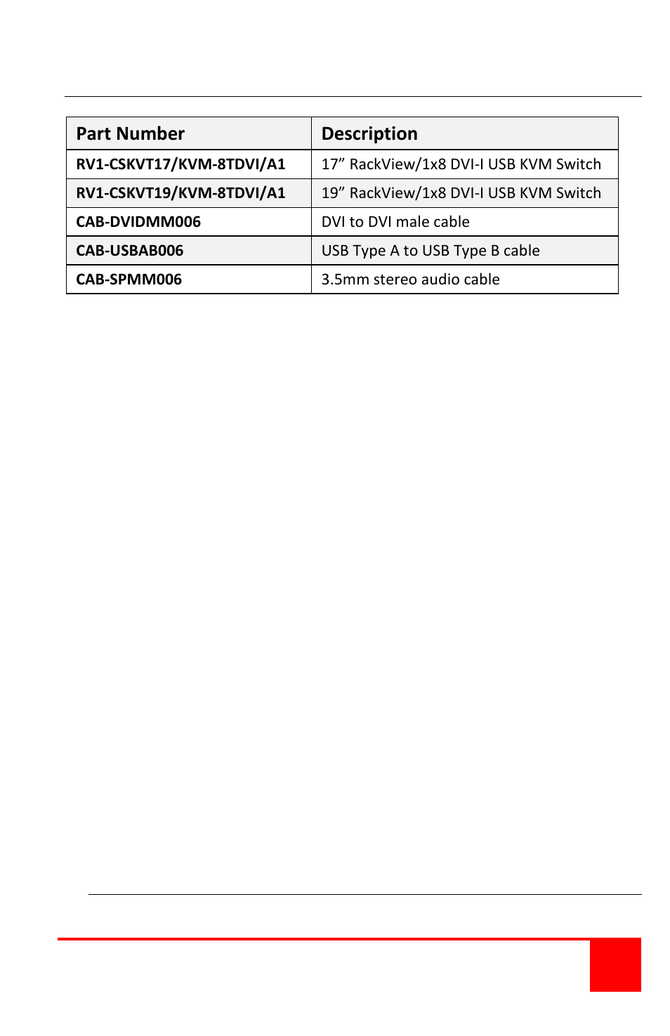 Rose Electronics RackView Switch User Manual | Page 19 / 26