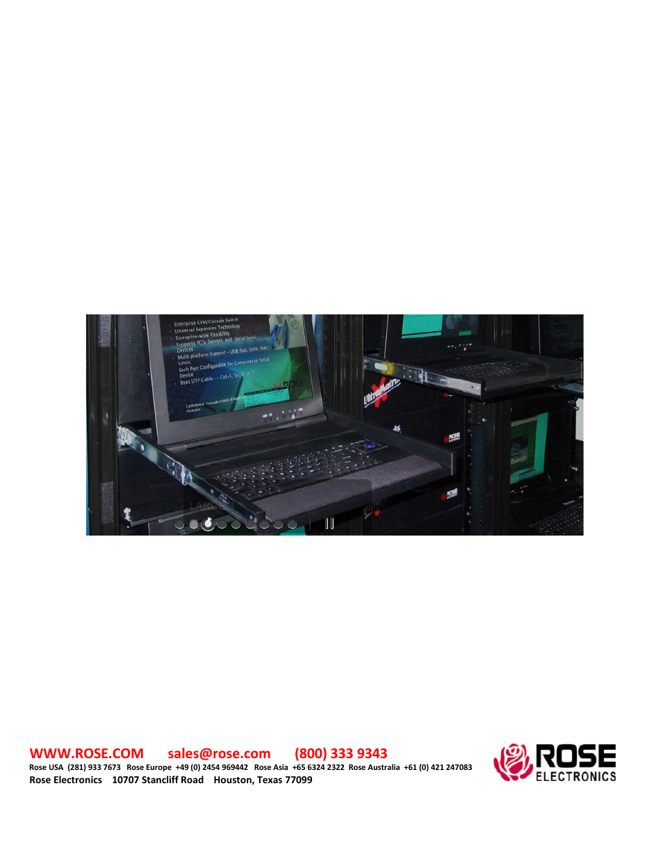 Rose Electronics RackView Switch User Manual | Page 26 / 26